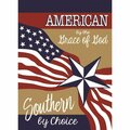 Nunc Patio Supplies 13 x 18 in. Southern By Choice Burlap Garden Flag NU3468629